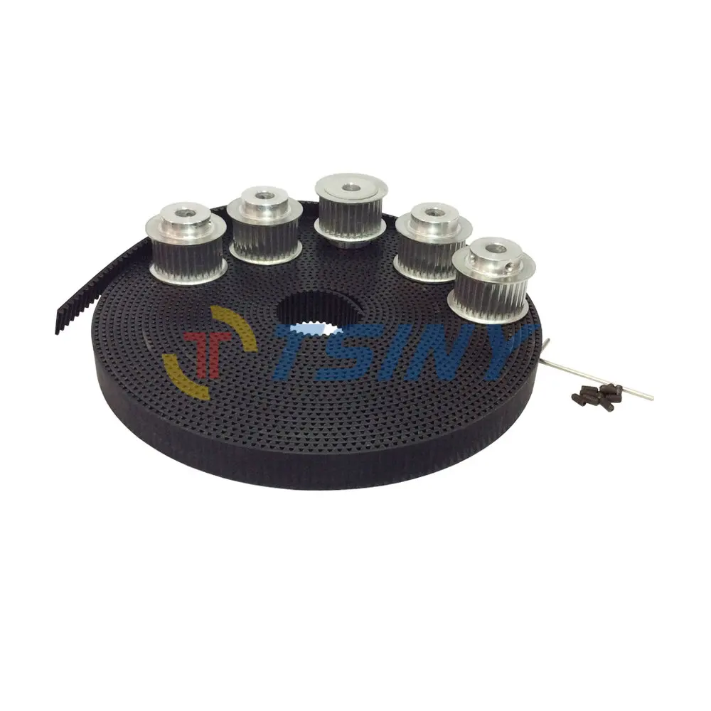 

10 Meters PU Arc Tooth Open Ended Transmission Belts Timing Belt Pitch 3mm+5pcs 3M Pulley Wheel 34 Teeth Bore 6mm 8mm 10mm 12mm