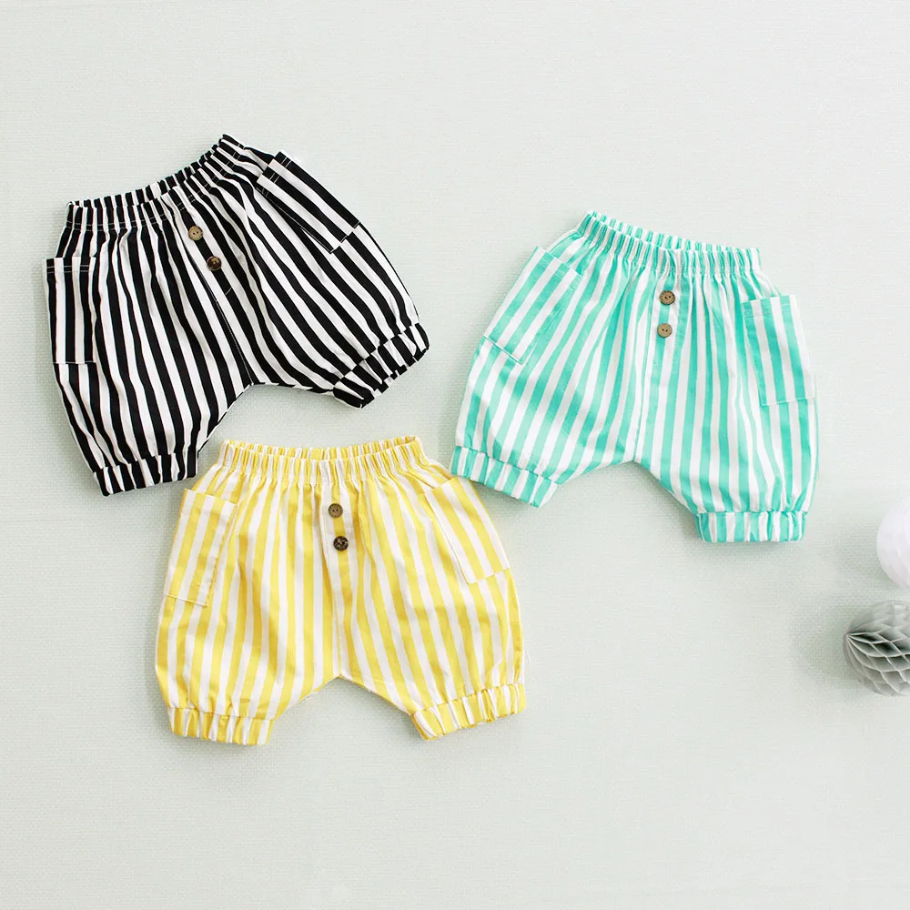 1 5 yrs Kids Pants 2016 Summer Baby Harem pants for Boys shorts linen