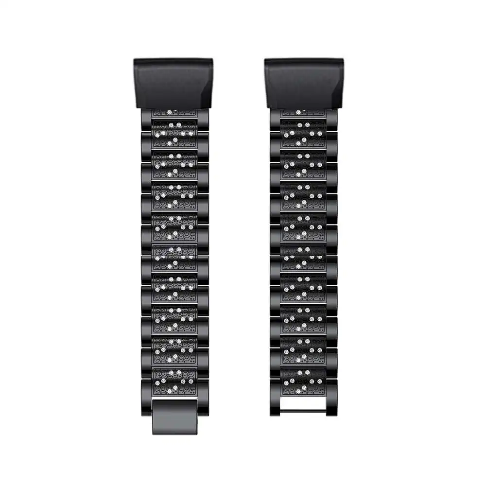 strass bling bandas ajustável pulseira para garmin