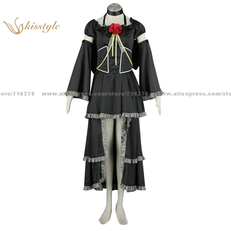 

Kisstyle Fashion VOCALOID Kagamine RIN Black Party Uniform COS Clothing Cosplay Costume,Customized Accepted