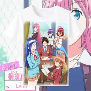 

New Bokutachi wa Benkyou ga Dekinai We Never Learn: BOKUBEN cosplay T-shirt Furuhashi Fumino tshirt Polyester Men Tees tops