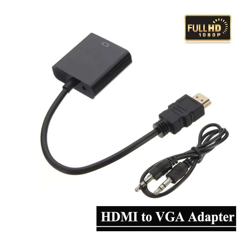 Hxairt HDMI к VGA адаптер 1080P кабель конвертер для PS3 PS4 ноутбука ТВ коробка HDTV XBOX с аудио