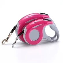 Roulette For Dogs Auto Retractable Leashes Flexible Collar For Cats 3 Colors Puppy Nylon For Small Medium Large Pets Accessories