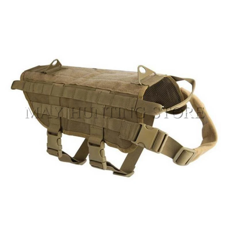 

Outdoor Military Tactical Patrol Dog Training Harness Law Enforcement Dog Molle Vest Hunting Airsoftsports Gear
