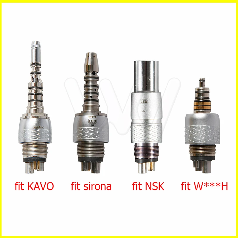 Dental do Acoplador do Diodo Emissor de Luz Handpiece da Fibra Acoplamento Rápido Apto Kavo Sirona Ótica Nsk 11 Beleza e saúde