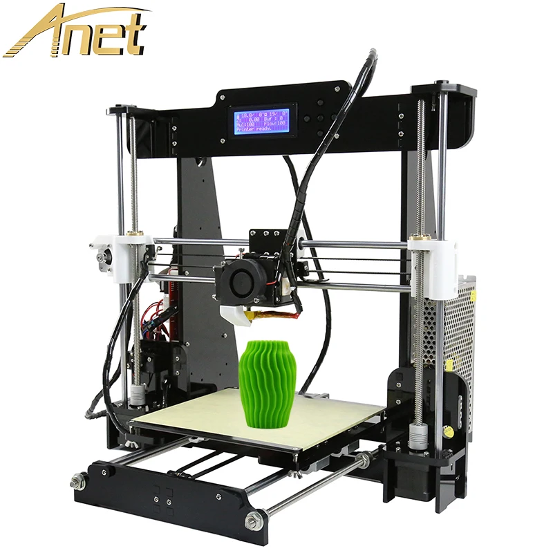 Anet 3d printer Auto Leveling A8/Standard A8 Precision Reprap Prusa i3 DIY 3D Printer Kit With Free 10m Filament Gift