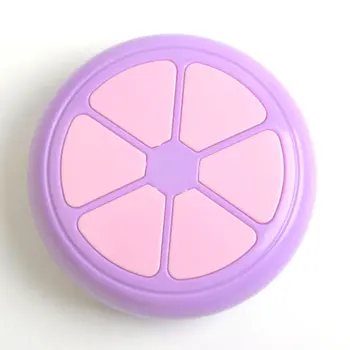 

Round Petal Type Gift Lovely Glasses Case Girl Double Box Portable Mini Storage Box Fresh Style for Girls