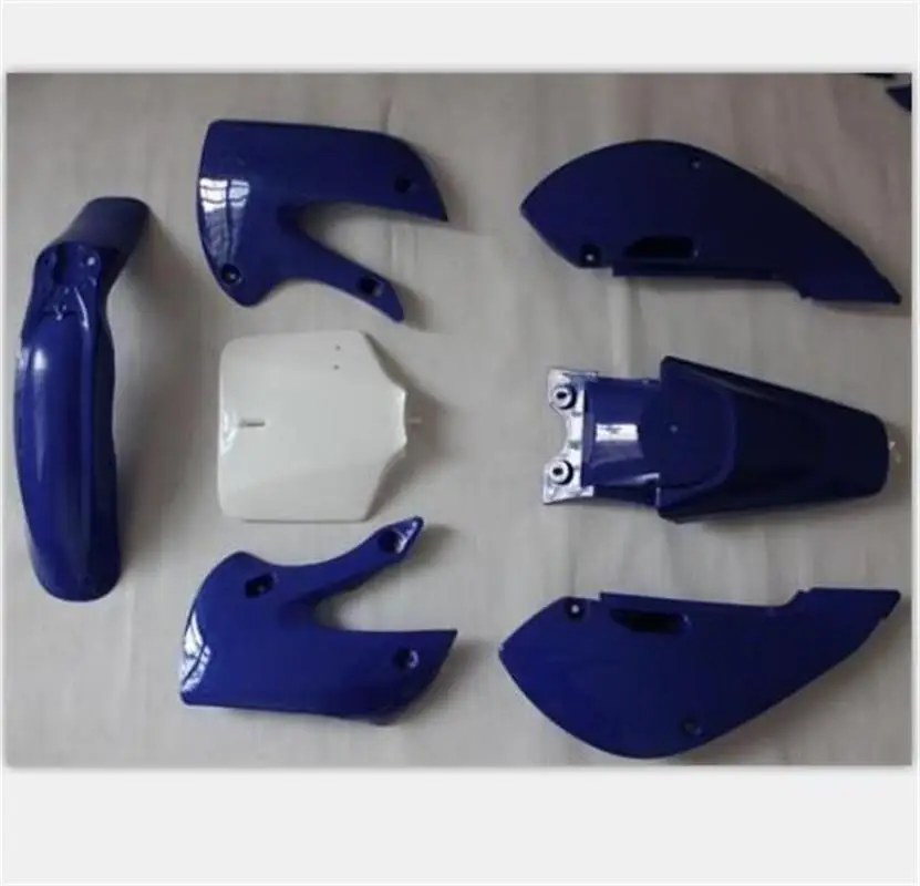 

7pieces/1set new blue plastic kit for 2002-2008 MOTORCYCLE KAWASAKI dirt pit bike KLX110 KX65