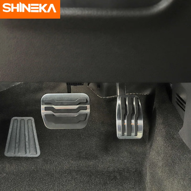 Педали SHINEKA для Ford F150 2009 2014 алюминиевые Нескользящие Топливные педали тормоза