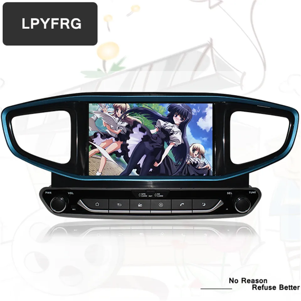 Top Android 9.0 AUDIO Video Car GPS Navigation DVD Player GPS Navigation For HYUNDAI Ioniq/Ioniq Hybrid 2016-2020 Car Stereo Radio 3