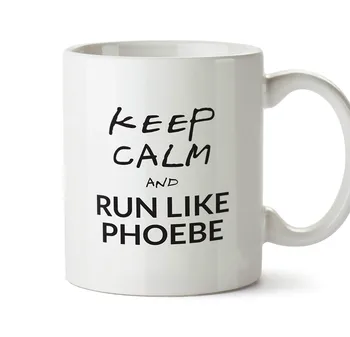 

Hippowarehouse Keep Calm and Run Like Phoebe Printed Mug Cup Ceramic 10oz