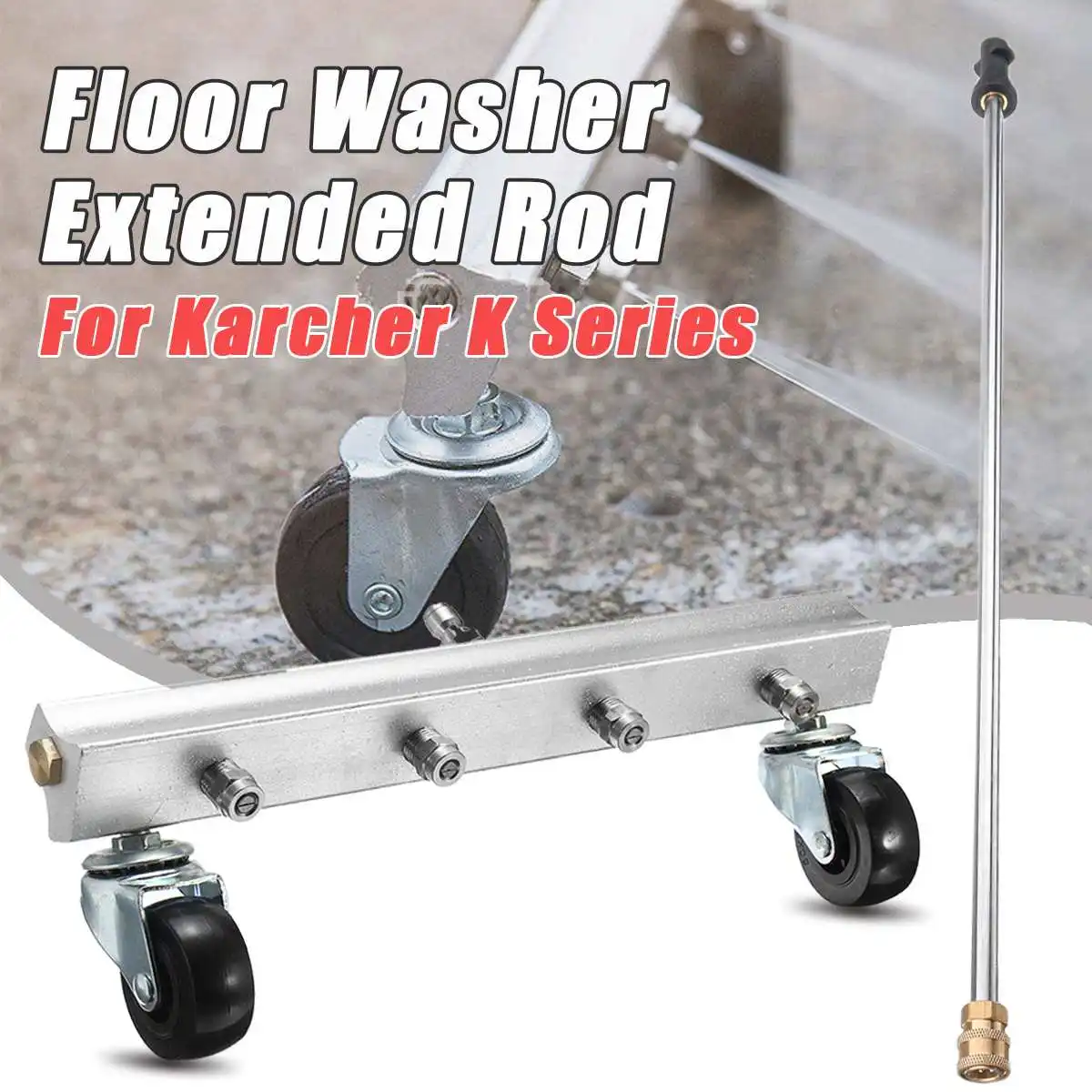 

High Pressure Washer 4 Nozzle Car Washer Under Body Chassis Water Spray Cleaning Car Washer for karcher K HD Washing Tool Kit