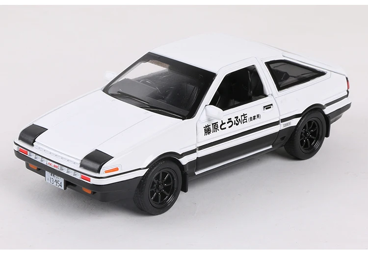 1:28 INITIAL D AE86 Металлический Игрушечный Автомобиль металлическая машина игрушечные машинки модель автомобиля Миниатюрная модель автомобиля игрушки для детей