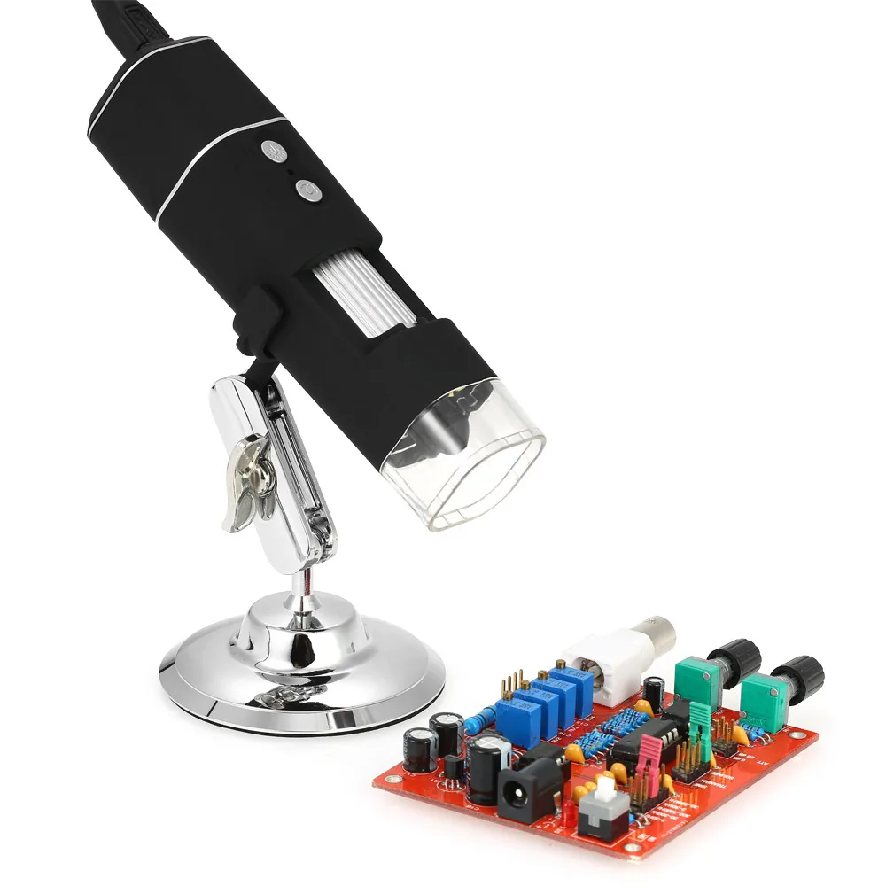 

Portable Wireless LED Digital Microscope 1000X Magnification with Holder True 1MP Video Camera for IOS / Android