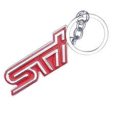 1 шт. STI логотип автомобильный брелок цепочки кольца для ключей для Subaru STI Legacy Forester Outback Rally WRX WRC Impreza автомобильный Стайлинг
