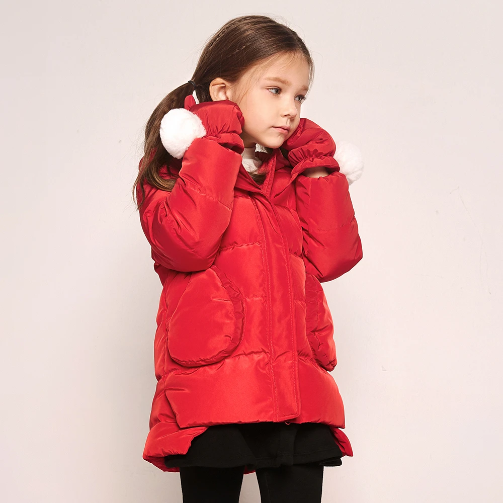Balabala, abrigos de invierno 2018, chaquetas nuevas para niñas, abrigos de a la moda niñas, gruesos, ropa de abrigo para niños|Plumíferos y parkas| - AliExpress