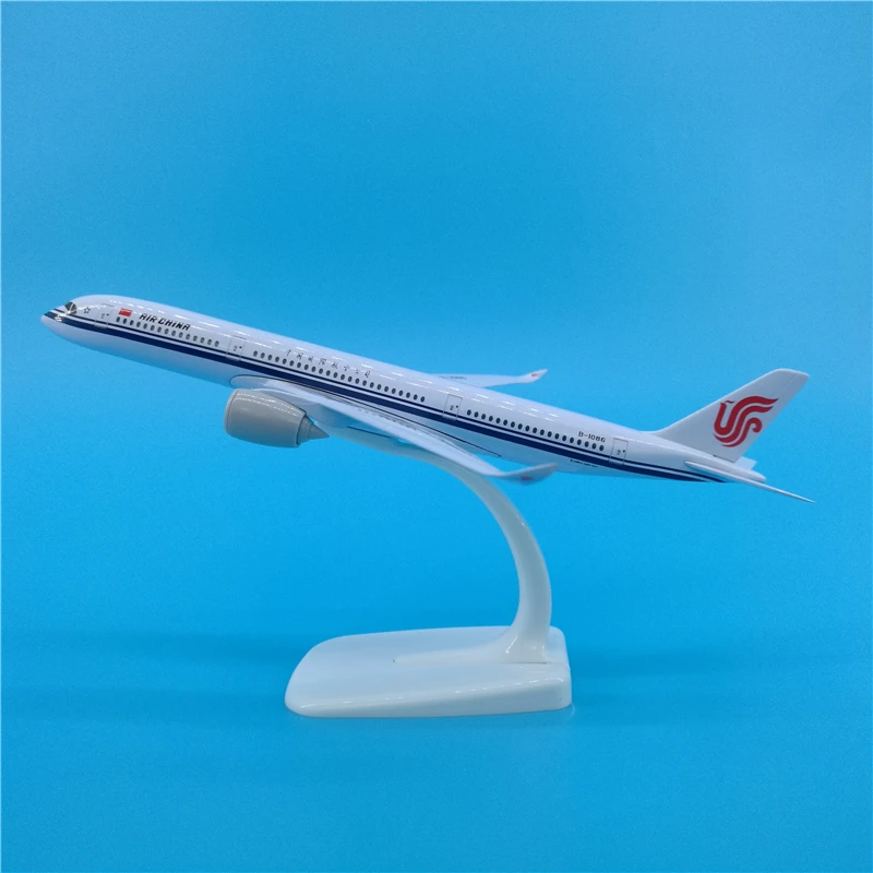 20 см Air China A350-900 модель пассажирского самолета Моделирование сплава Китай A350 модель самолета Подарочная коллекция игрушек для взрослых детей