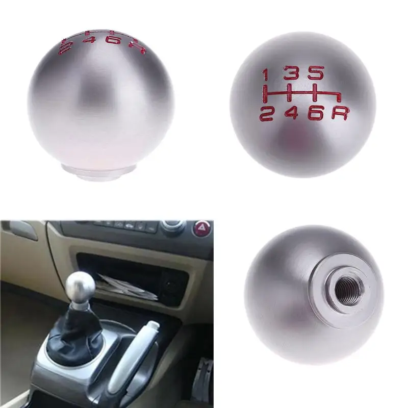 6 Speed Manual Tranmission Gear Shift Knob Round Ball Shifter Knob for