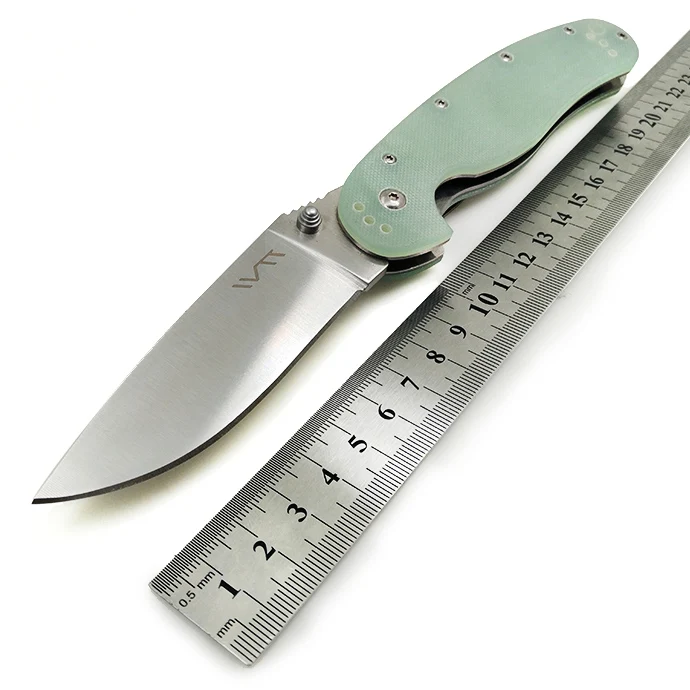 Крыса модель 1 охотничий Складной нож Тактический выживания кемпинга EDC боевой карманный нож Флиппер AUS-8 лезвие G10 ручка Открытый Инструменты - Цвет: Transparent