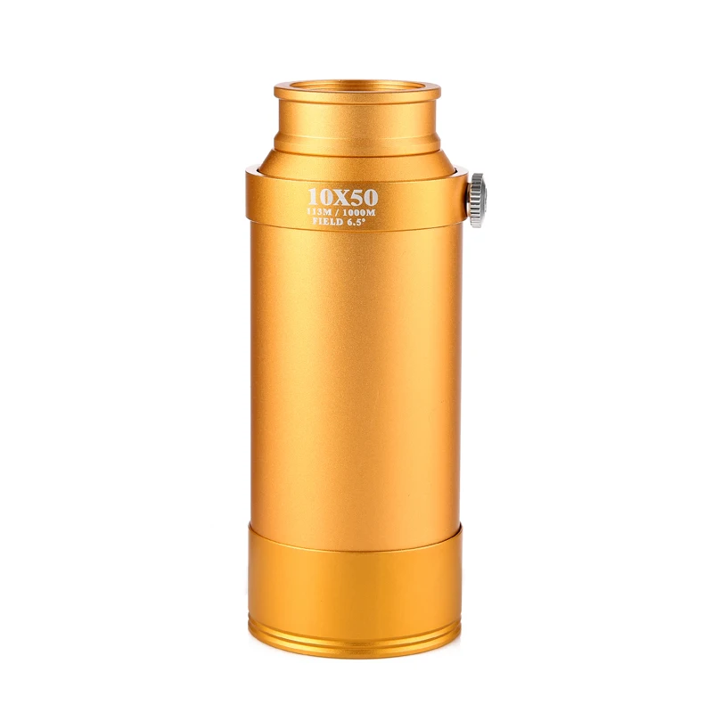 قراصنة أحادي تلسكوب قوية تلسكوبي 10X50 HD المهنية مجهر للماء Lll للرؤية الليلية للصيد الإكتشاف