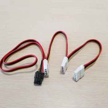

Graphics Card 6Pin Adapter to 3 x 4Pin Power Cable 18AWG for PC DIY 70cm