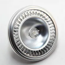 Dimmable AR111 Светодиодный прожектор 12 Вт COB светодиодный светильник G53 110 В 220 в DC12V Замена галогенной лампы 10 шт