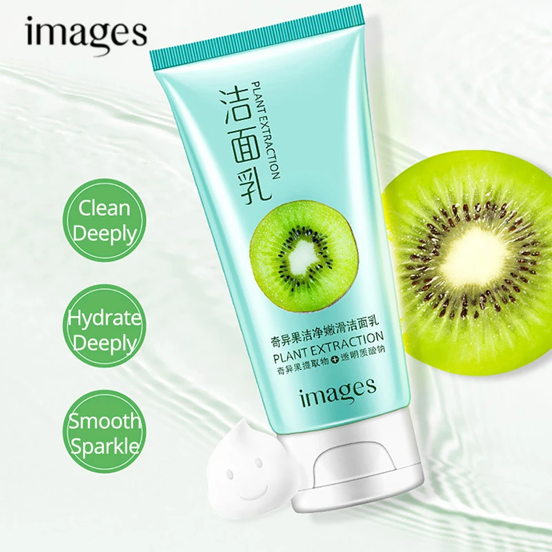 Plant Extract Orange Kiwi Cleansing Foam Facial Cleanser Pore Cleaner
