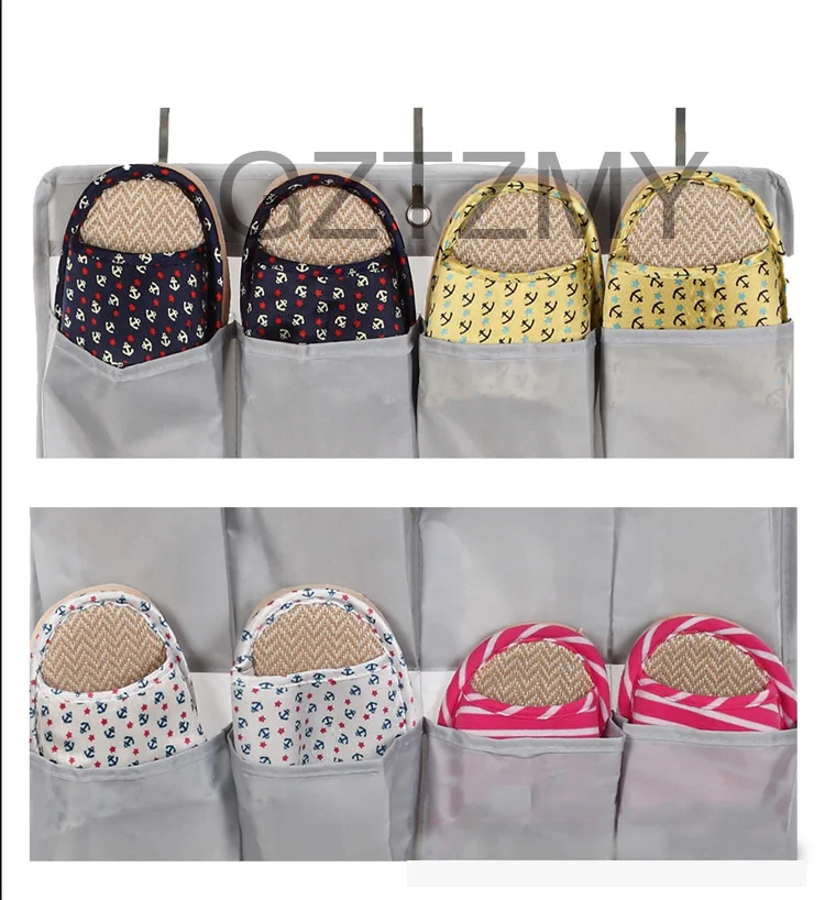 Spot 24 grid Oxford cloth door storage bag Hanging bag Multi-layer storage bag home daily necessities Saving Space Organizer (3)