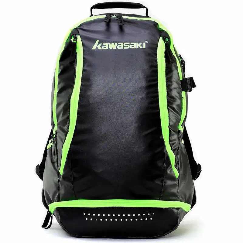 Kawasaki TCC-071, многофункциональный рюкзак, сумка для бадминтона, теннисная сумка, альпинистские дорожные компьютерные сумки, спортивная сумка - Цвет: Светло-зеленый