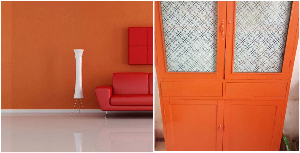 100 г оранжевый лак на водной основе для ручной работы, покраски, стен, мебели, шкафа, железных и деревянных дверей, заборов, бесплатные кисти и перчатки