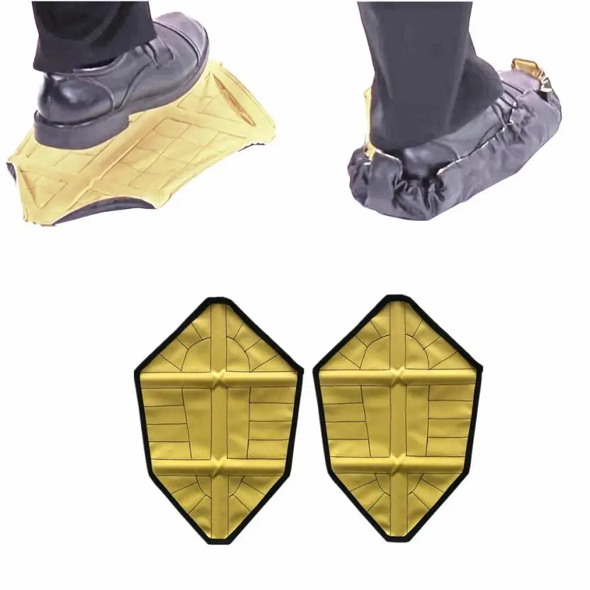 1 Pair Reusable Automatic Overshoes Shoe Covers Sock Auto Package Shoe