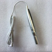 10 шт. игла дизайн микро иглы Серебро Алюминий Швейцарский двигатель постоянный макияж машина ручка для бровей татуировки