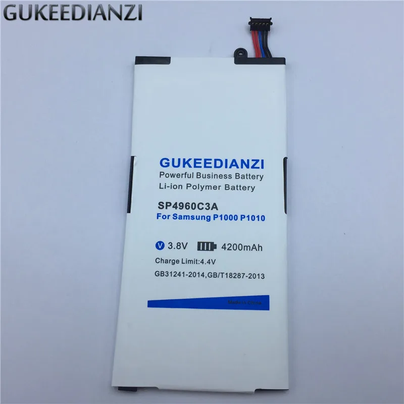 

GUKEEDIANZI SP4960C3A Tablet Li-ion Polymer Replacement Strong Endurance Battery 4200mAh For Samsung GALAXY Tab GT P1000 P1010
