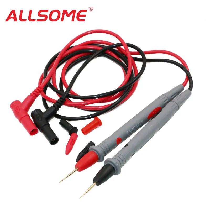 ALLSOME multi-mètre Test stylo câble 1000V20A universel numérique multimètre fil de sonde HT982 +
