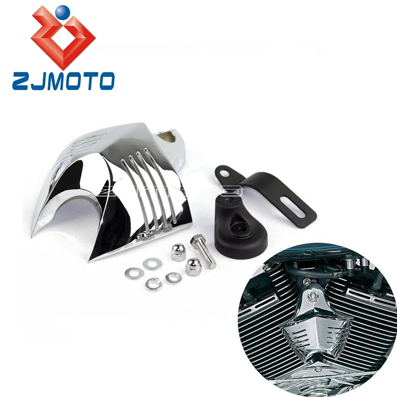 Motorcycle V Shield Horn Cover Set For Harley Twin Cam 1988 1996 Big