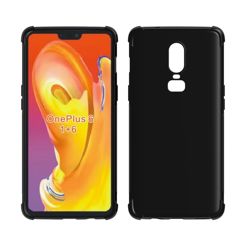 Бренд gligle Антидетонаторы мягкого ТПУ кремния кожи чехол для Oneplus 6 Защитный чехол shell