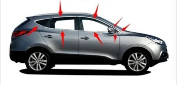 

Free shipping 2009-2013 for ix35 high quality stainless steel car window trim edge (16), car cover