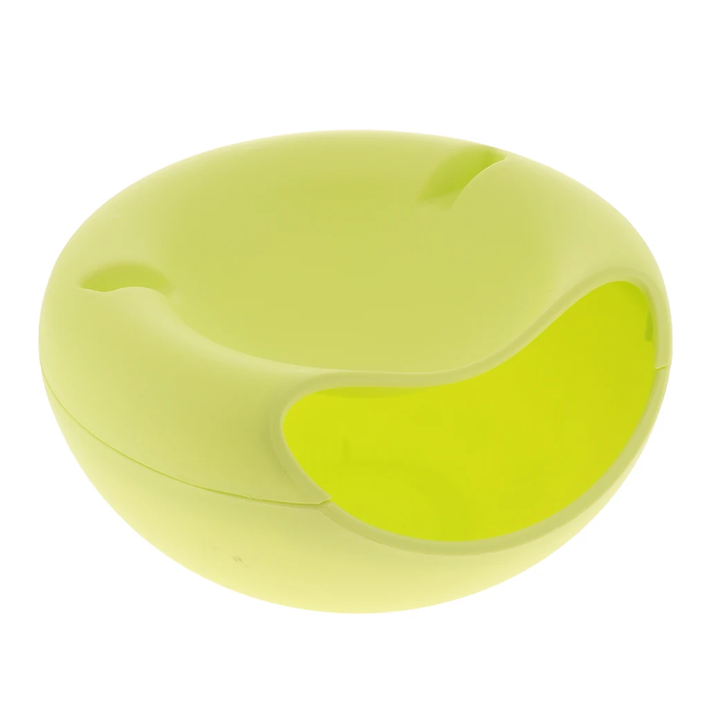 Multi-function Snacks Storage Box Double Dish Fruit Phone Holder For Pistachios Candies Condiments Coins Storage Waterproof Bowl