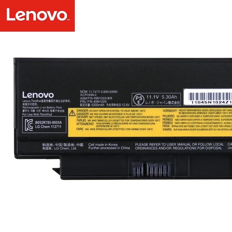 Аккумулятор для ноутбука lenovo Thinkpad X220 X220I X220S X230 X230I 45N1172 45N1022 45N1024 45N1025 6 ядро высокой емкости