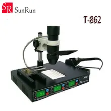 PUHUI T862 IRDA Инфракрасная паяльная машина Bga SMD SMT Распайка инфракрасное Отопление Ремонт паяльная станция