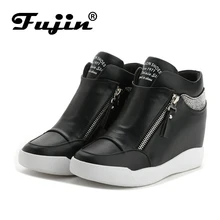 Fujin 2017 Fashion Wedge Women Footwear Height Increasing women boots Shoes Women’s casual shoes platform shoes female botas