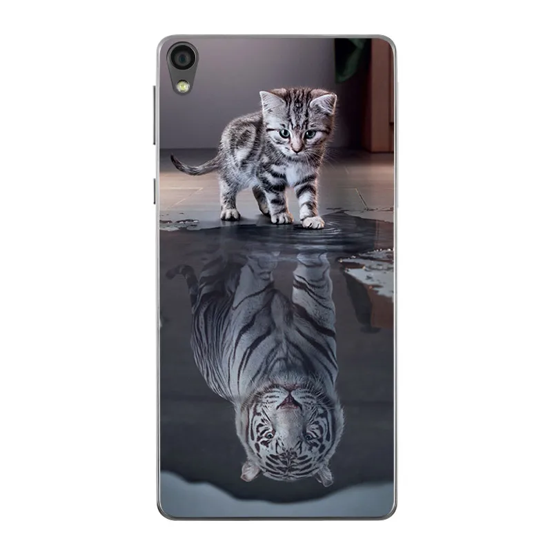 CROWNPRO لسوني اريكسون E5 حالة غطاء F3311 لسوني E5 جراب هاتف سيليكون لينة عودة لسوني E5 F3313 الملونة TPU