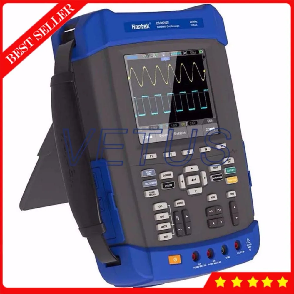 

Hantek DSO8152E 6 in 1 USB Arbitrary Waveform generator Handheld Digital Oscilloscope Price with 150MHz DMM Spectrum Analyzer