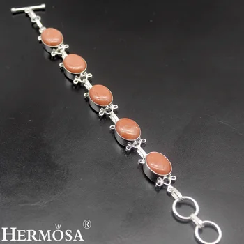 

Hermosa Jewelry Unique Fashion Silver Color Bracelets 8 inch Adjustable HM1039