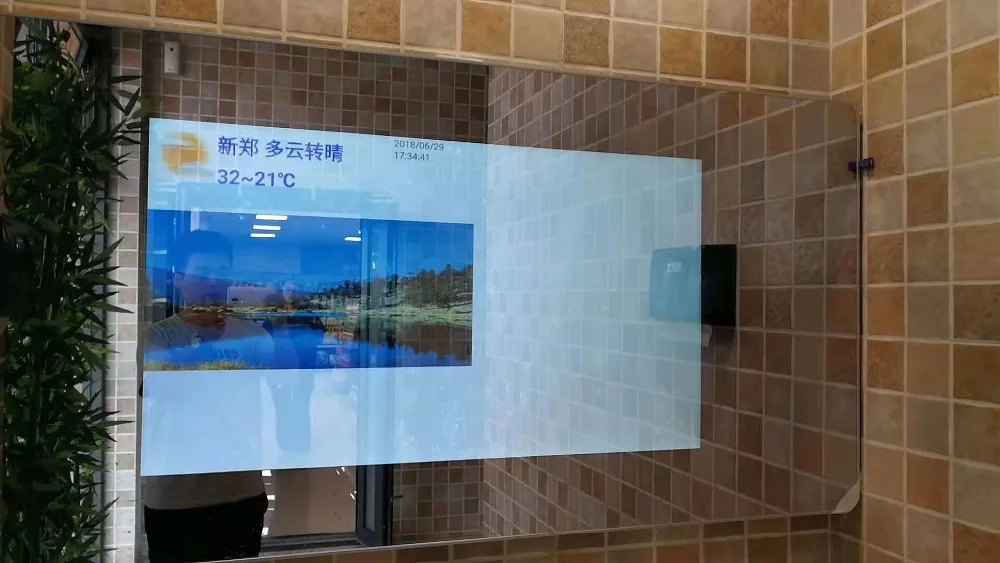 

32 43 49 55 inch mirror function LCD Social Media Kiosk /Digital Signage/ touch screen advertising Display monitor