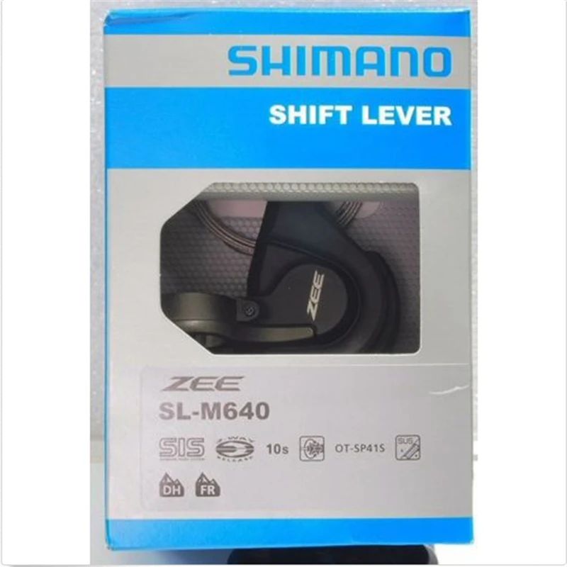 Катушки Shimano Zee SL-M640 прямо 10-Скорость велосипед триггерный переключатель передач рапидфайр перо велосипеда Запчасти