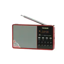 Envío gratis TECSUN D3 FM Radio FM Digital de Altavoces de Audio 64-108 Reproductor de MP3