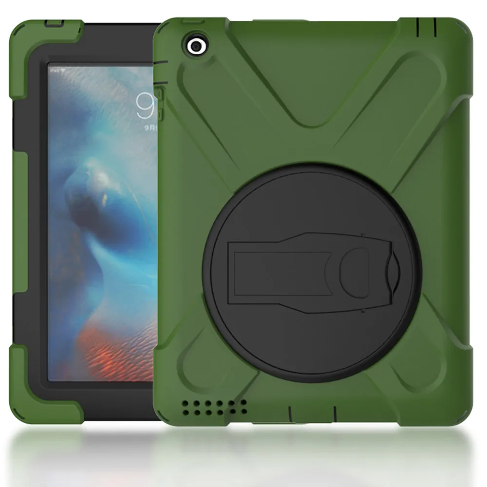 Чехол для iPad 4/3/2 retina Дисплей жесткий Пластик Прочный чехол с подставкой [360 градусов вращение] чехол для планшета