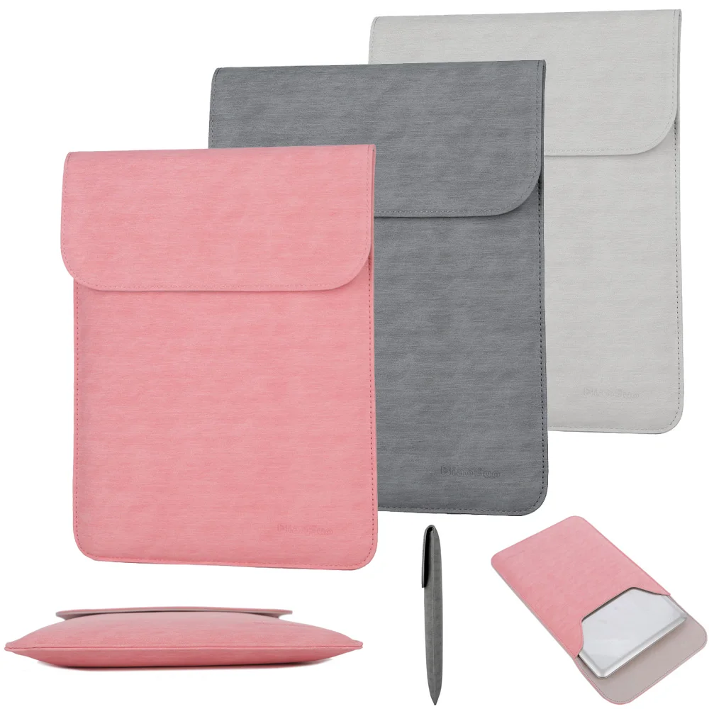 

Fashion Thin Laptop Bag Case For Macbook Air Pro 13 Soft Sleeve Cover For Mac Air Pro 13.3 Touch Bar