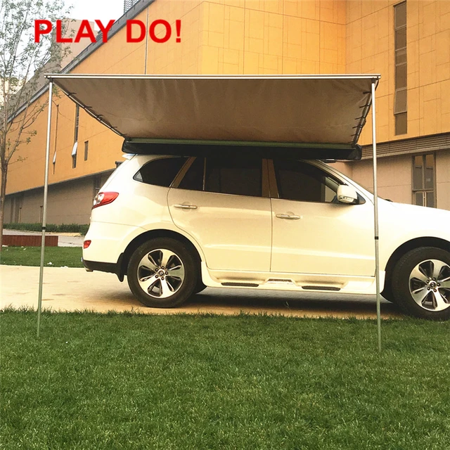 Cheap 420D Oxford 2.5*2.5*1.9M sun shade shelter car side awning tent  factory brand PLAYDO OEM Customized CARTT01-1